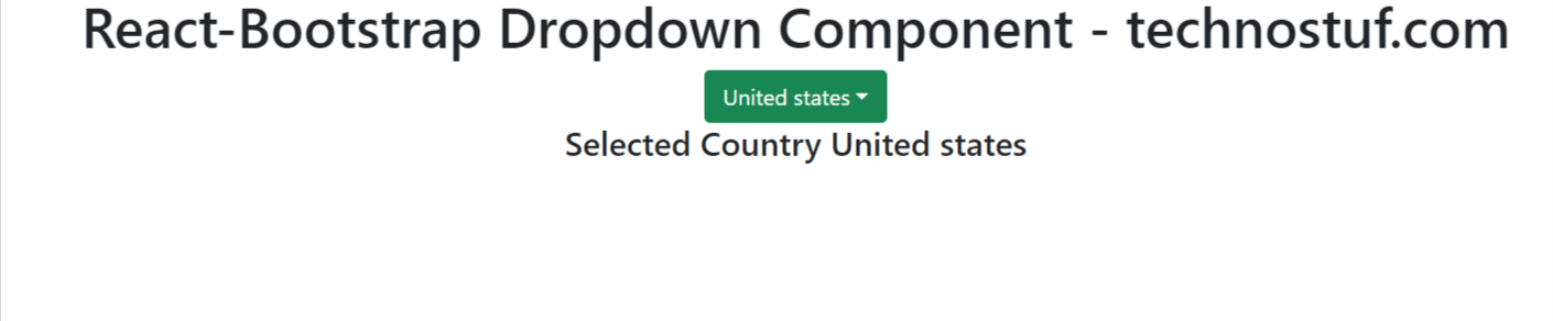 react-bootstrap-dropdown-component-example-technostuf